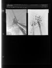 Linemen up pole (2 Negatives (July 23, 1959) [Sleeve 53, Folder c, Box 18]